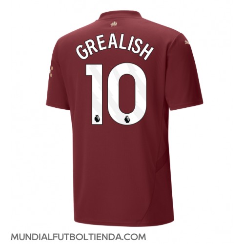 Camiseta Manchester City Jack Grealish #10 Tercera Equipación Replica 2024-25 mangas cortas